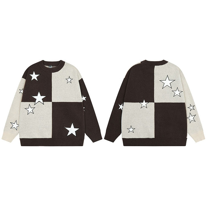 "Star Boy" Unisex Men Women Streetwear Graphic Sweater Daulet Apparel