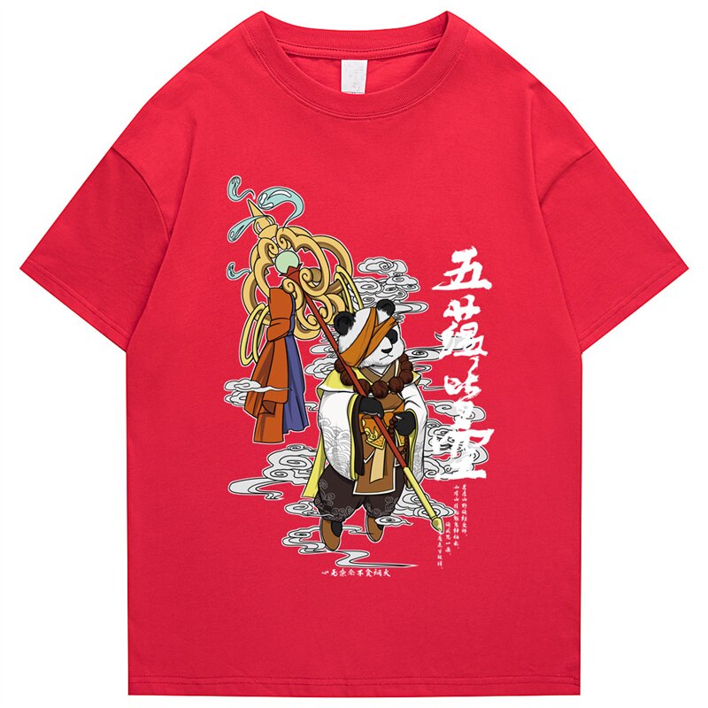 "Royal Panda" Men Women Streetwear Unisex Graphic T-Shirt Daulet Apparel