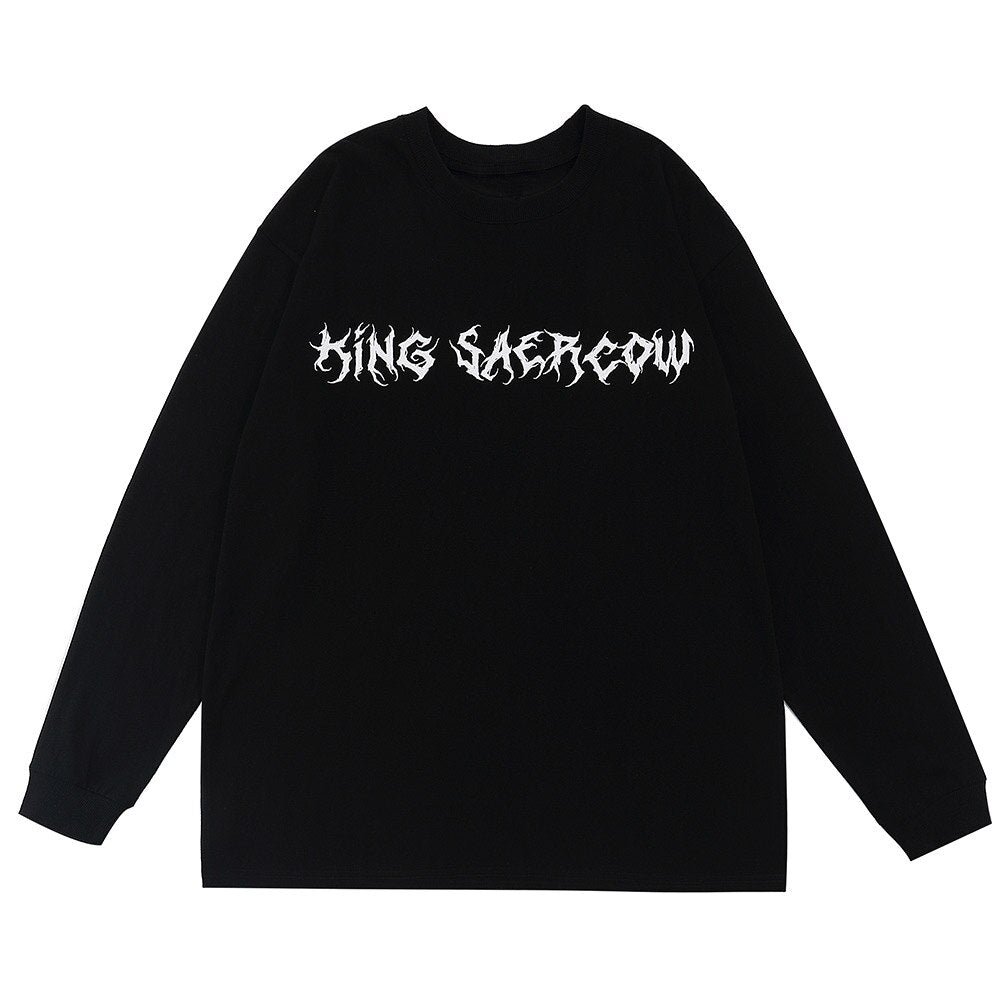 "Scarecrow" Unisex Men Women Streetwear Graphic Sweatshirt Daulet Apparel