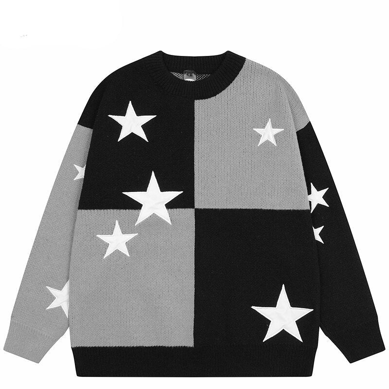 "Star Boy" Unisex Men Women Streetwear Graphic Sweater Daulet Apparel