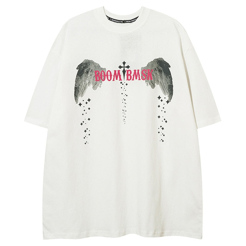 Daulet Apparel Angel Wings Unisex Men Women Streetwear Graphic 10 / XL