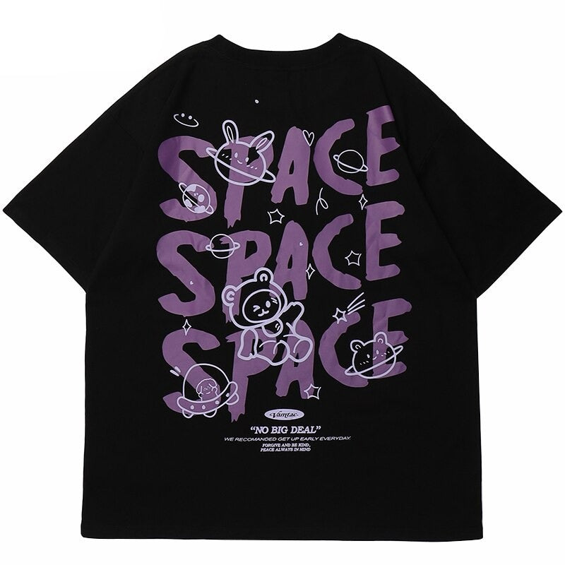 "Spaceman" Unisex Graphic Men Women T-Shirt Daulet Apparel