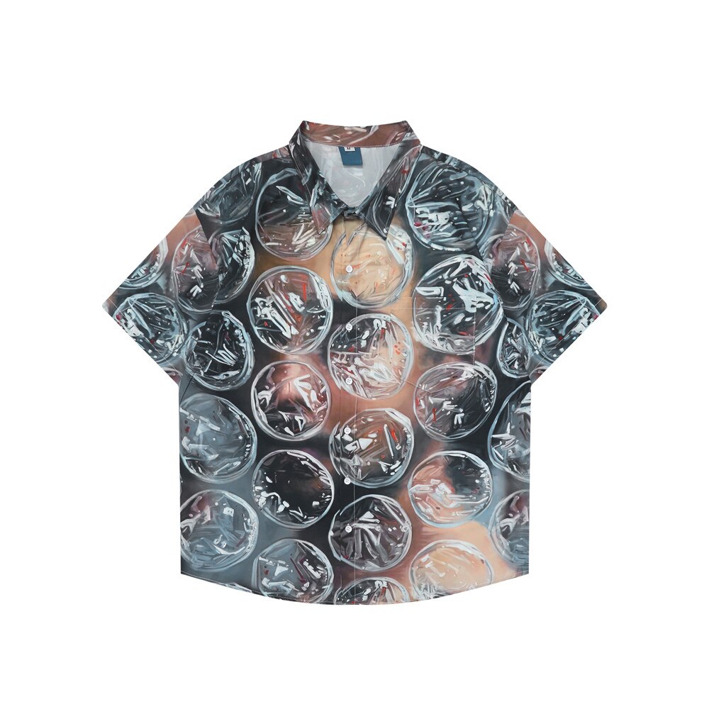 "Bubble Head" Unisex Men Women Streetwear Graphic Shirt Daulet Apparel