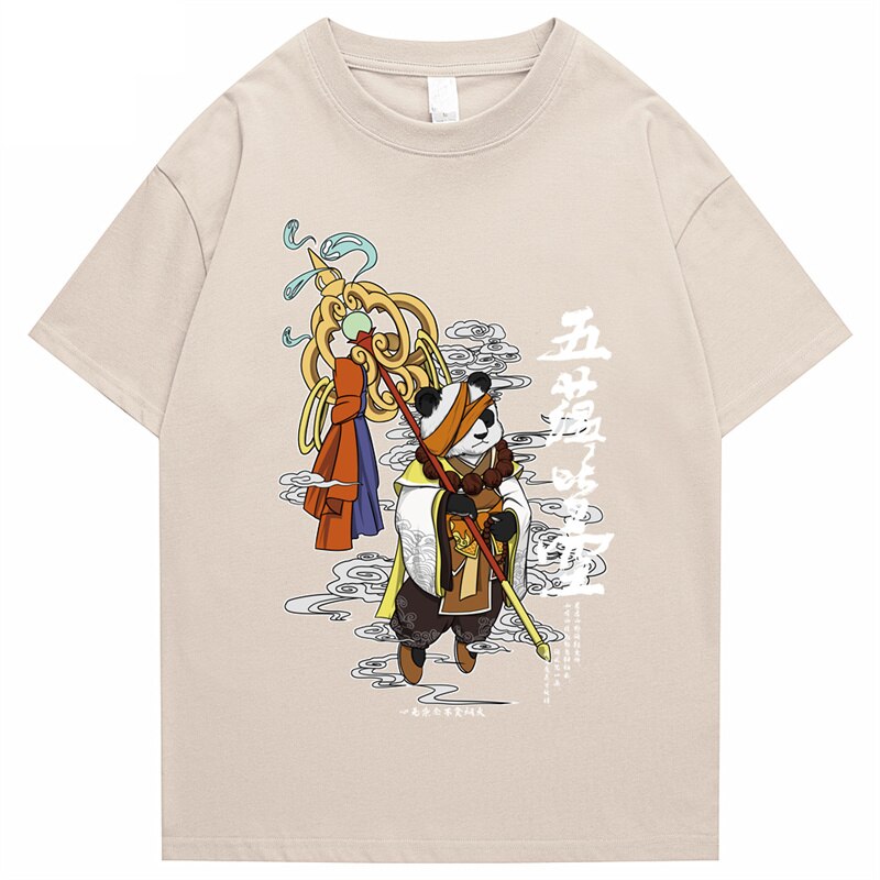 "Royal Panda" Men Women Streetwear Unisex Graphic T-Shirt Daulet Apparel