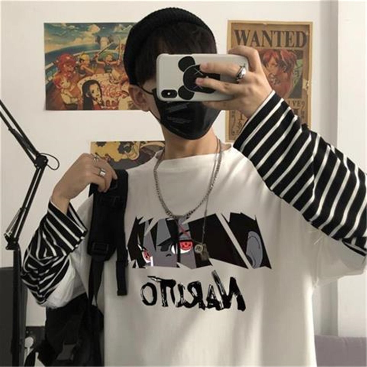 "Rage" Unisex Men Women Streetwear Graphic Long Sleeve Shirt Daulet Apparel