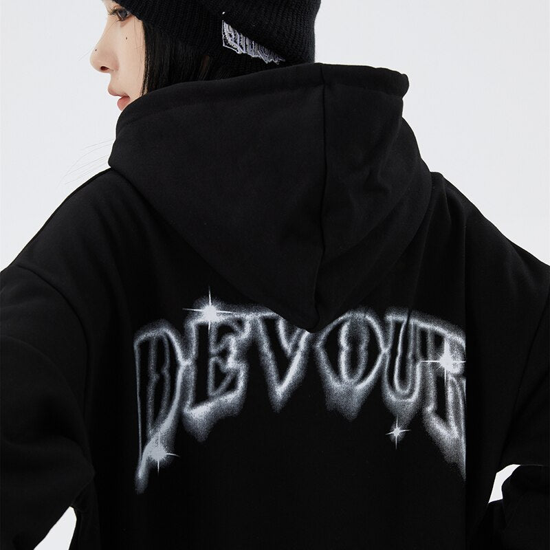 "Devour Forever" Unisex Men Women Streetwear Graphic Hoodie Daulet Apparel