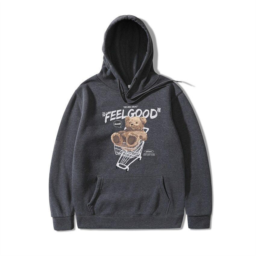 "Feel Good" Unisex Men Women Streetwear Graphic Hoodie Daulet Apparel