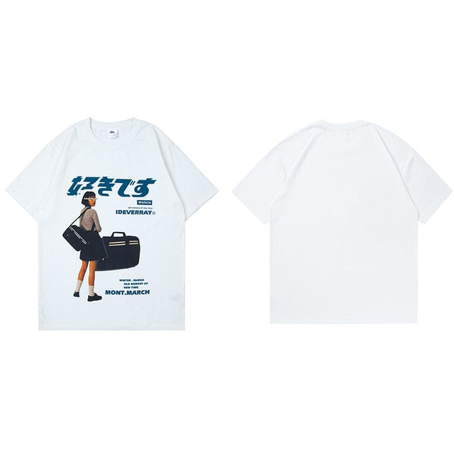 "Earth People" Unisex Men Women Streetwear Graphic T-Shirt Daulet Apparel